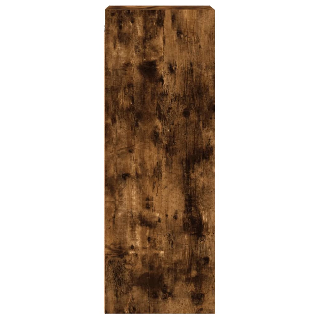 Zidni ormarić sa staklenim vratima boja hrasta 35 x 37 x 100 cm