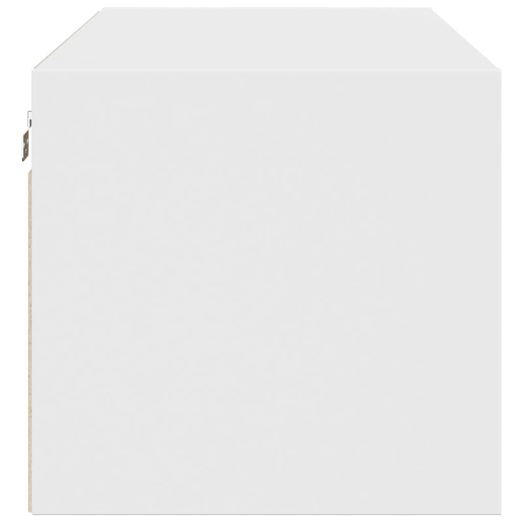 Zidni ormarić sa staklenim vratima bijeli 102 x 37 x 35 cm