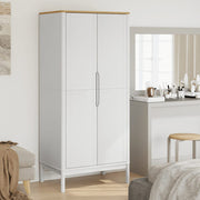 Ormar FLORO bijeli 77 x 53 x 171 cm od masivne borovine
