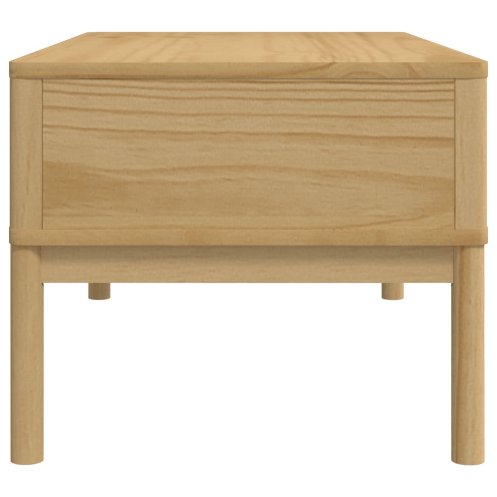 Stolić za kavu FLORO voštano smeđi 99x55,5x45 cm od borovine