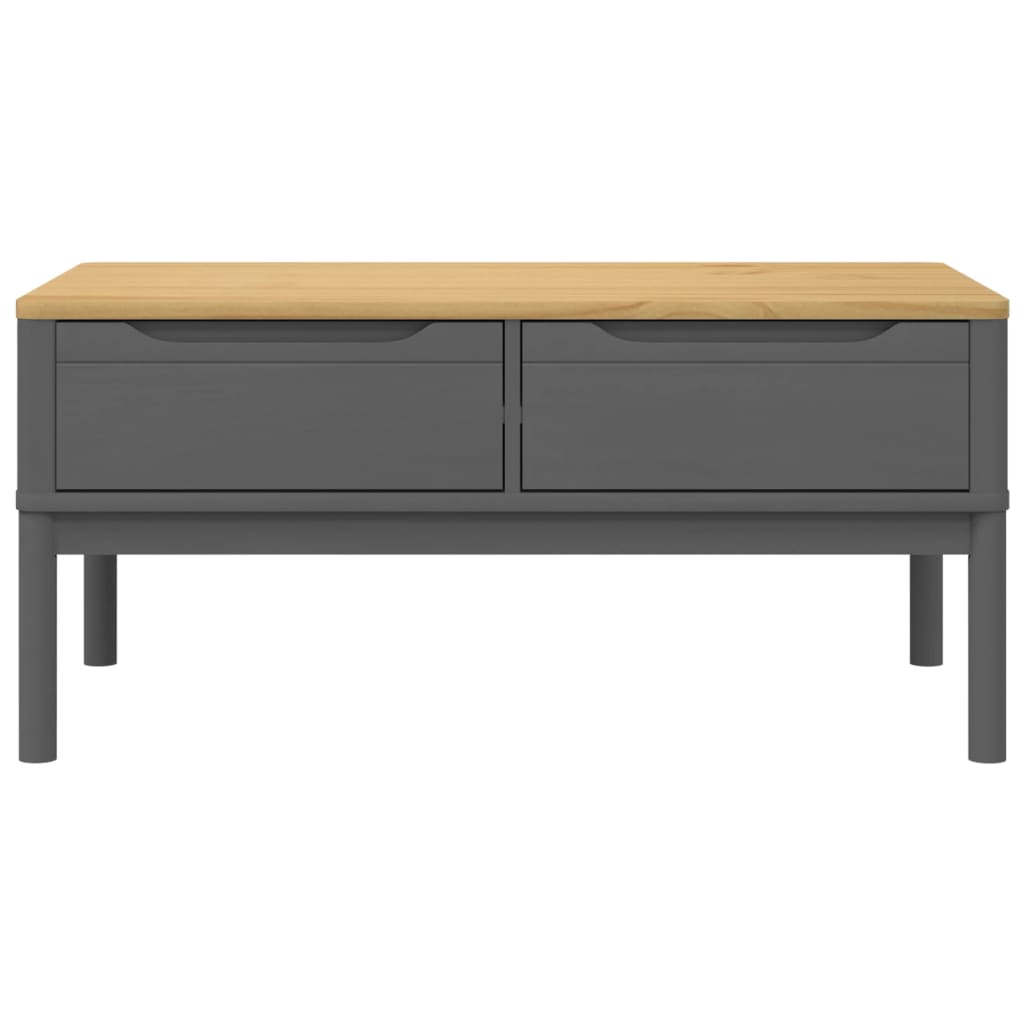 Stolić za kavu FLORO voštano sivi 99x55,5x45 cm od borovine