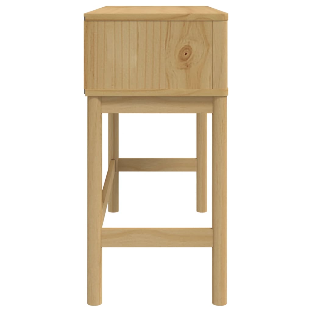 Konzolni stol FLORO voštano smeđi 89,5x36,5x73 cm od borovine