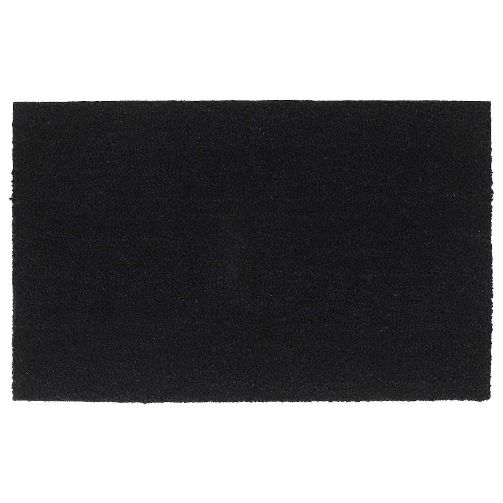 Otirač crni 50x80 cm čupavi od kokosovih vlakana