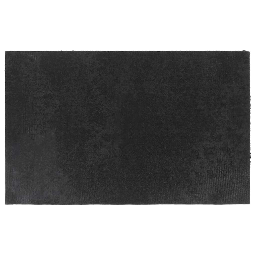 Otirač crni 50x80 cm čupavi od kokosovih vlakana