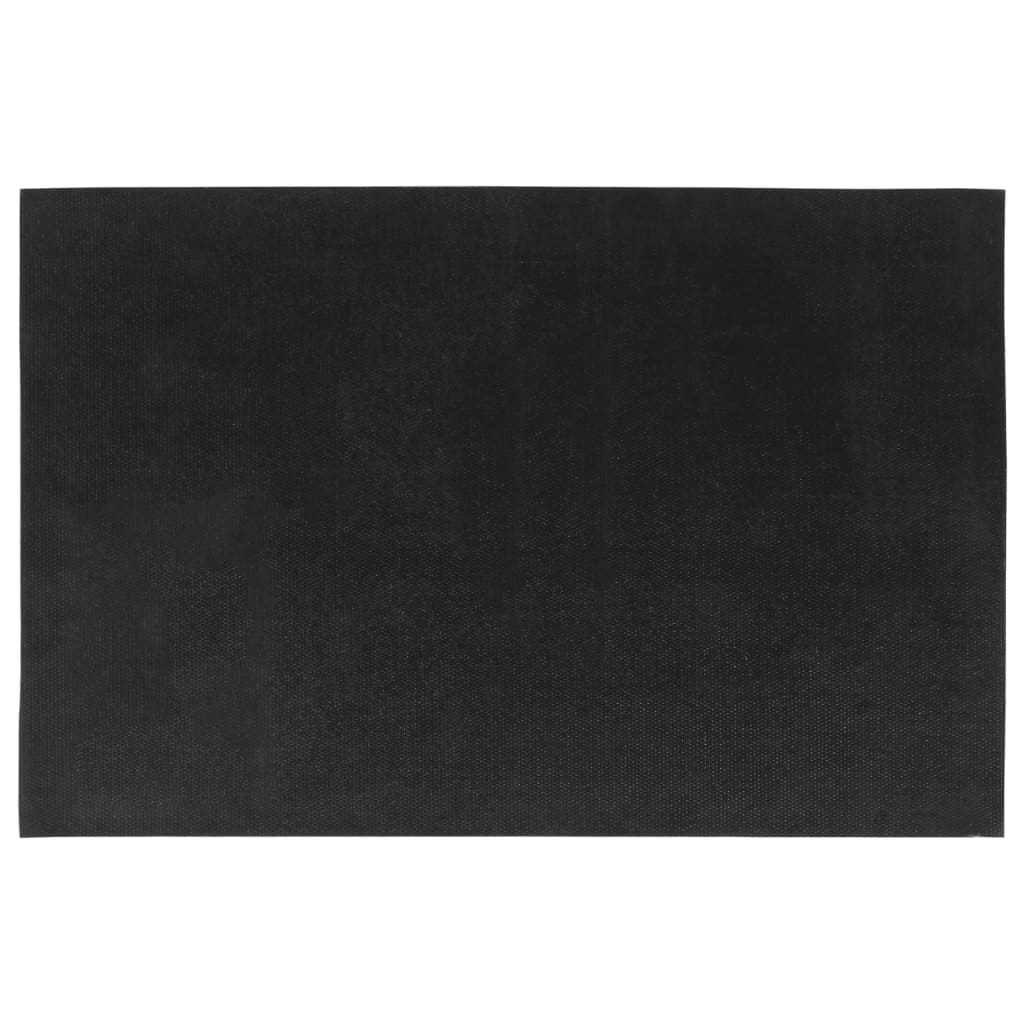 Otirač za vrata tamno siv 40x60 cm čupavi kokosov