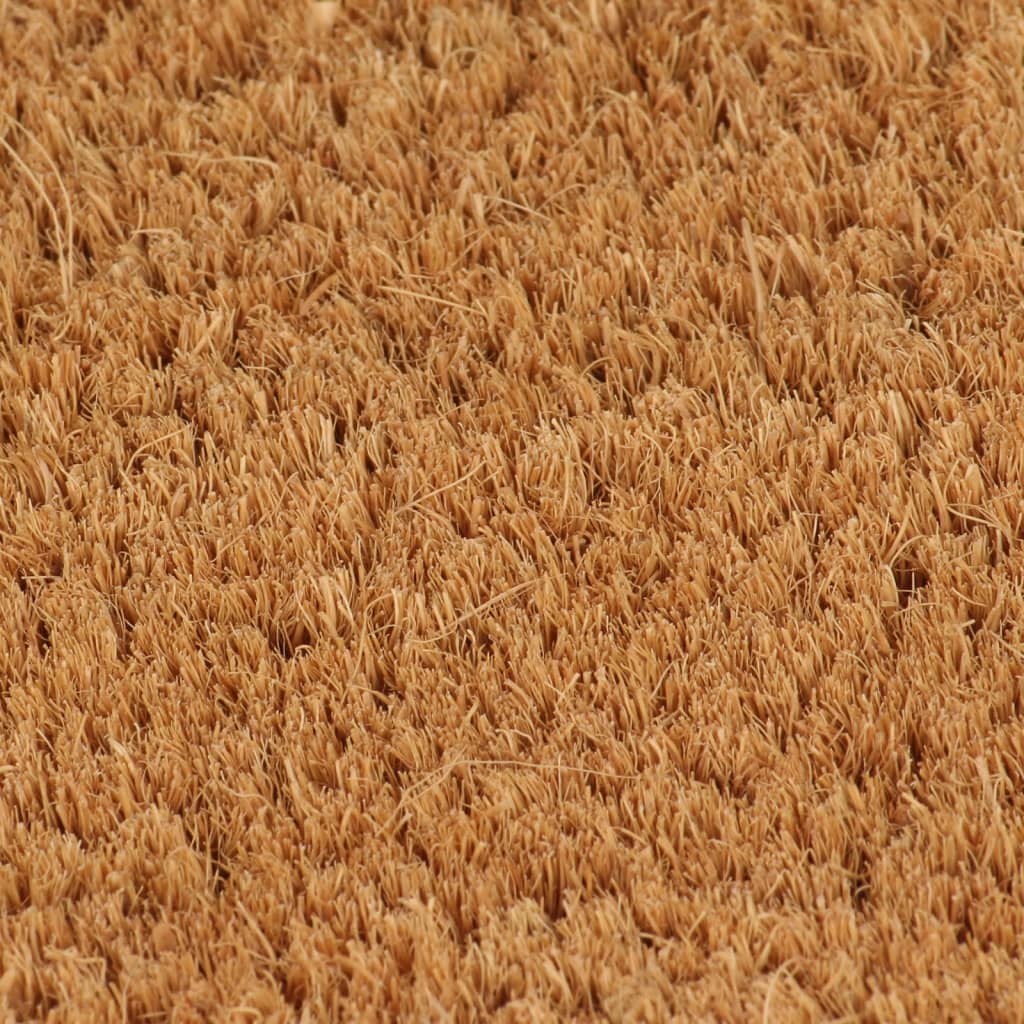 Otirač prirodni poluokrugli 60x90cm čupavi od kokosovih vlakana