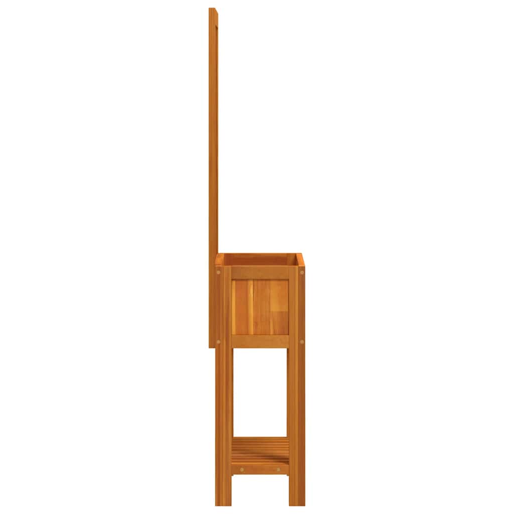 Sadilica s rešetkom i policom 55x29,5x152 cm od drva bagrema
