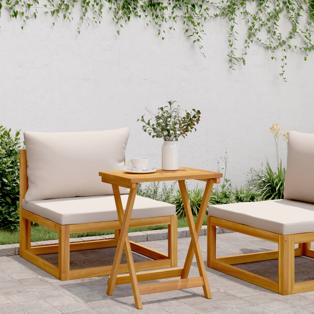 Sklopivi vrtni stol 50x36x60 cm od masivnog bagremovog drva