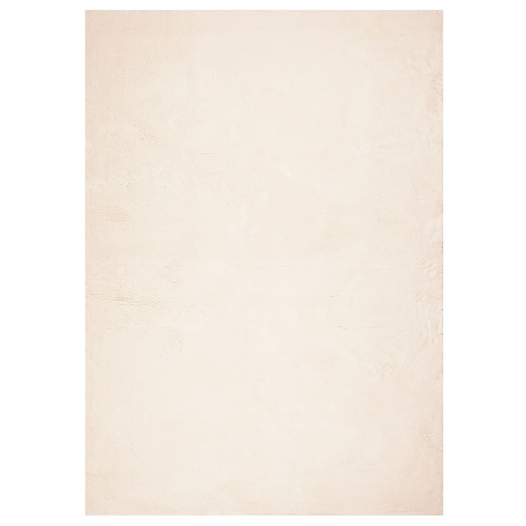 Tepih HUARTE kratkih vlakana mekani i perivi bež 240x340 cm