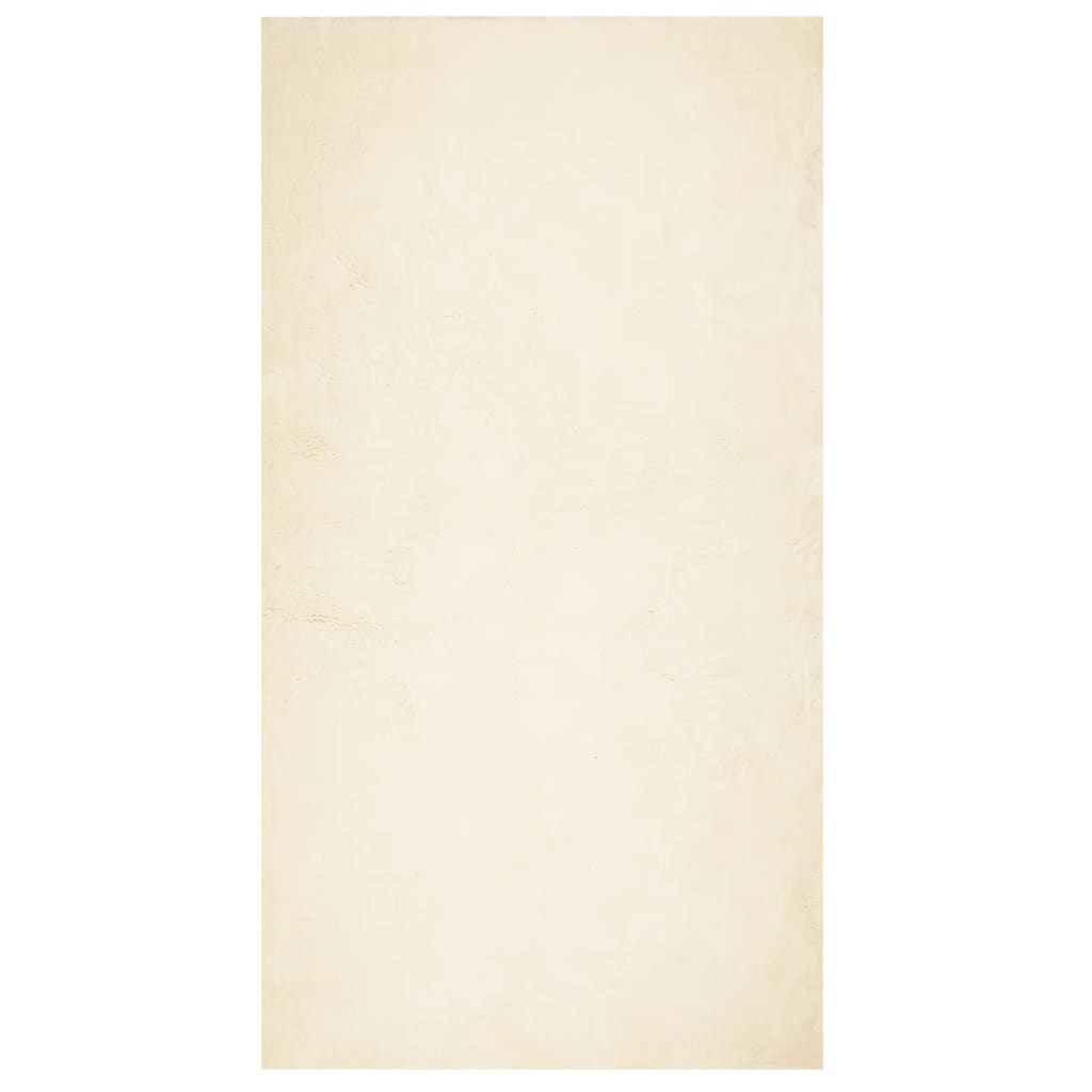 Tepih HUARTE kratkih vlakana mekani i perivi krem 60 x 110 cm