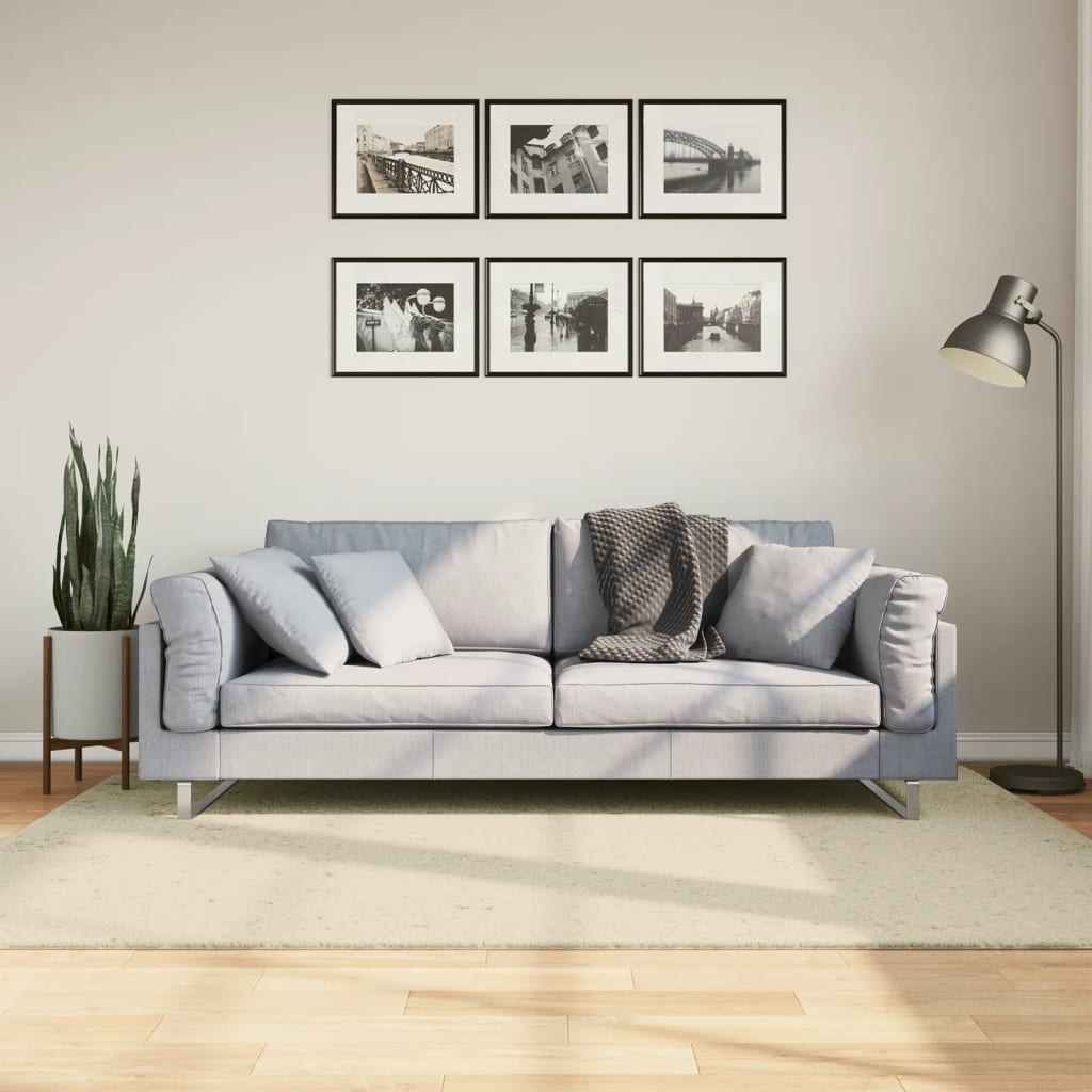 Tepih HUARTE kratkih vlakana mekani i perivi krem 140x200 cm