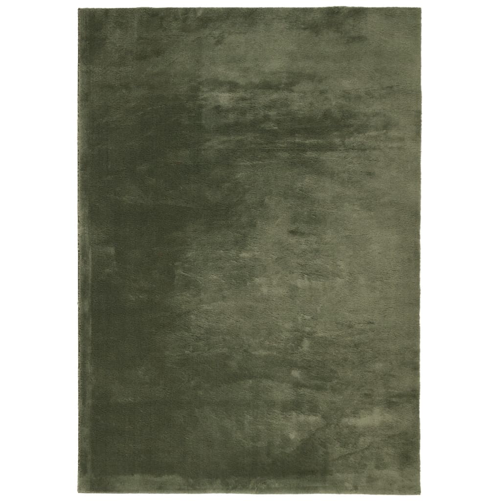 Tepih HUARTE kratkih vlakana mekani i perivi zeleni 160x230 cm