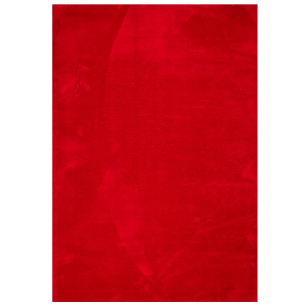 Tepih HUARTE kratkih vlakana mekani i perivi crveni 160x230 cm