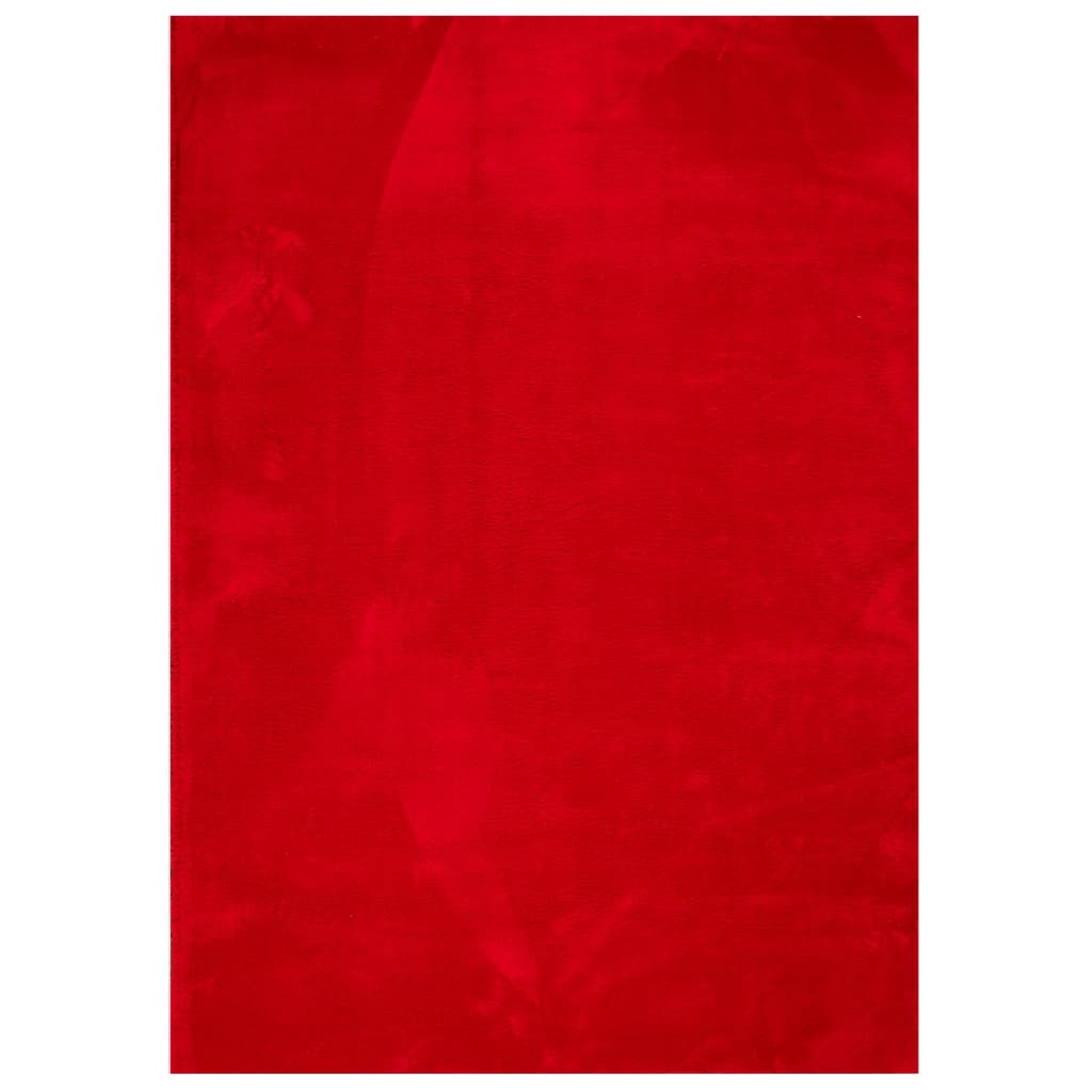 Tepih HUARTE kratkih vlakana mekani i perivi crveni 200x280 cm