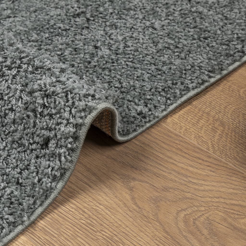 Čupavi tepih PAMPLONA visoka vlakna moderni zeleni 80x200 cm