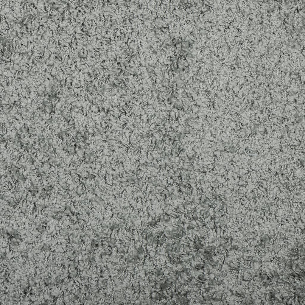 Čupavi tepih PAMPLONA visoka vlakna moderni zeleni 80x200 cm