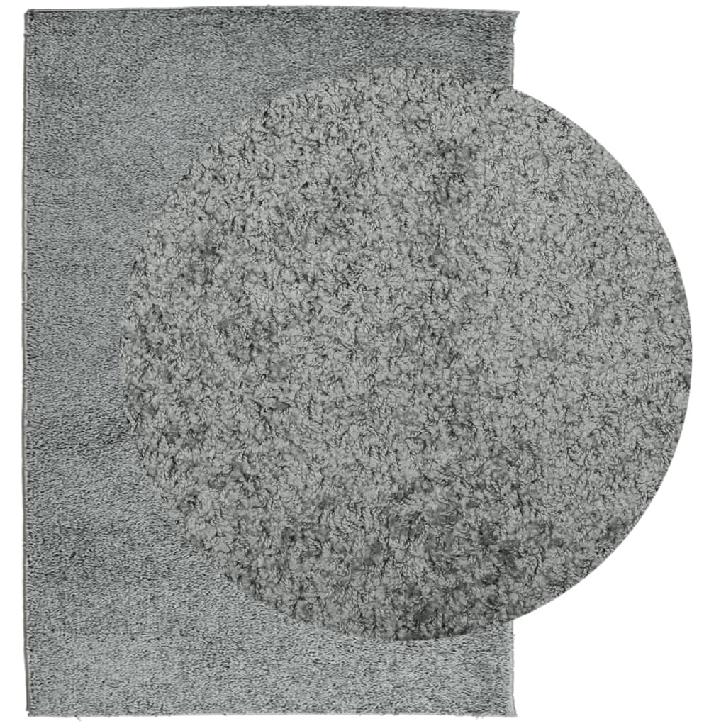 Čupavi tepih PAMPLONA visoka vlakna moderni zeleni 140 x 200 cm