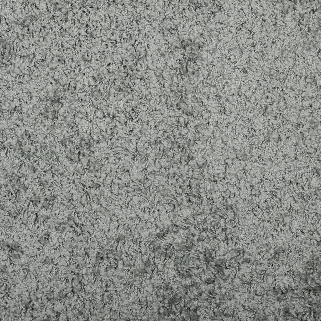 Čupavi tepih PAMPLONA visoka vlakna moderni zeleni 140 x 200 cm
