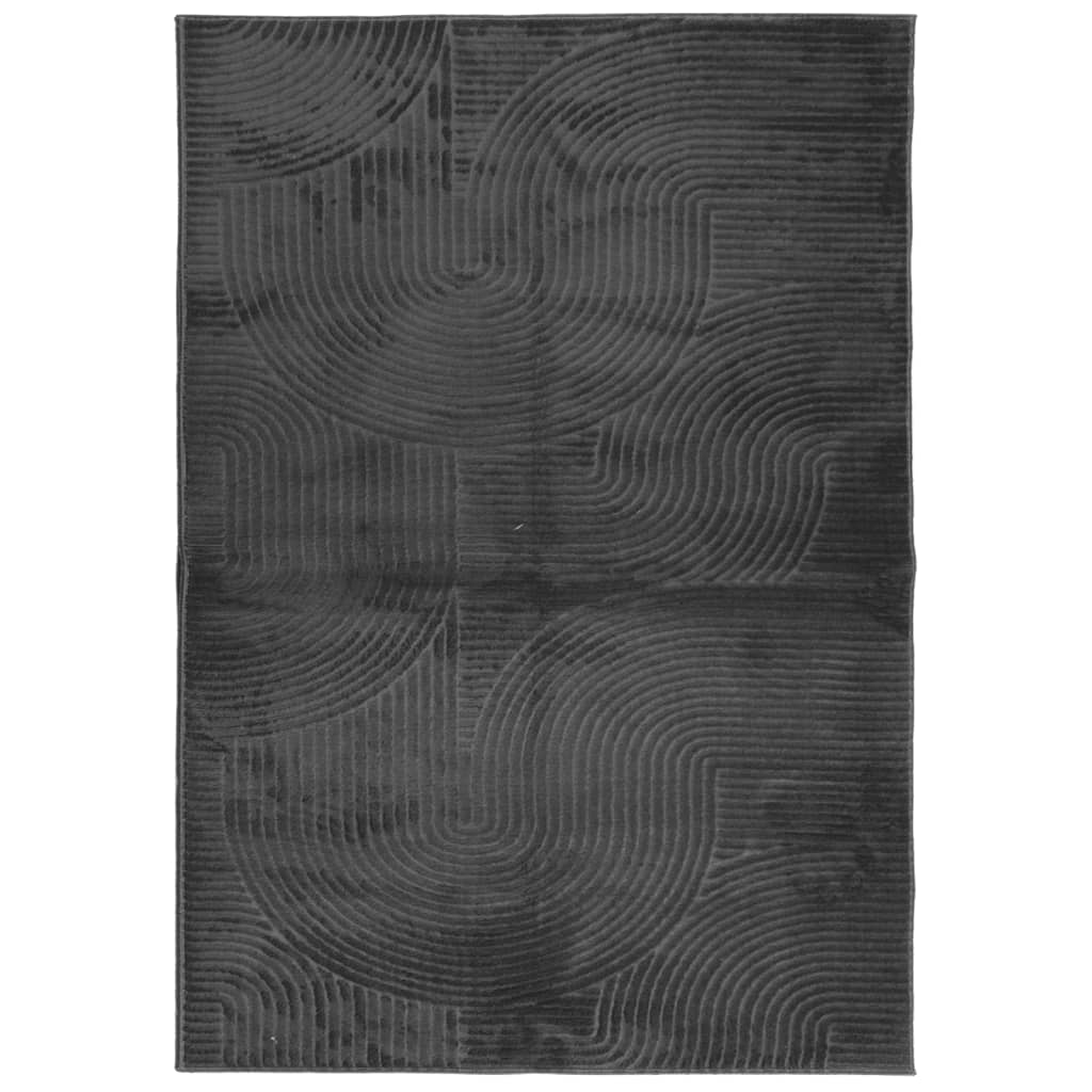 Tepih IZA kratka vlakna skandinavski izgled antracit 120x170 cm