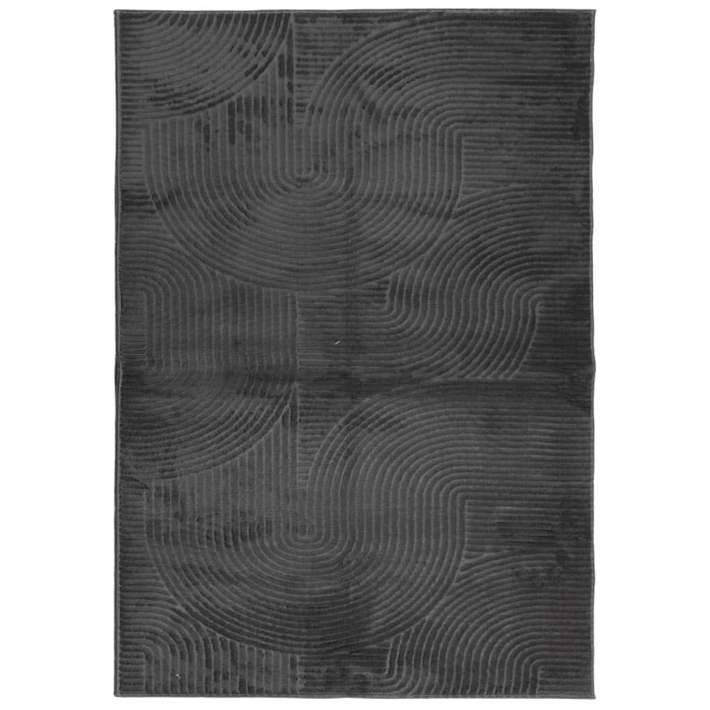 Tepih IZA kratka vlakna skandinavski izgled antracit 160x230 cm