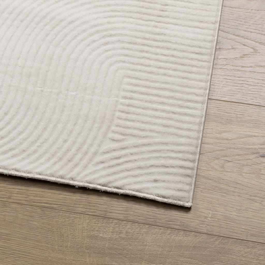 Tepih IZA kratka vlakna skandinavski izgled krem 120x170 cm