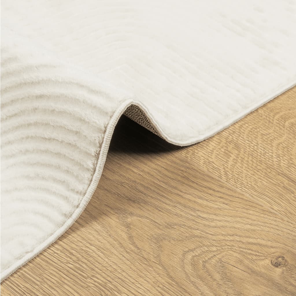Tepih IZA kratka vlakna skandinavski izgled krem 120x170 cm