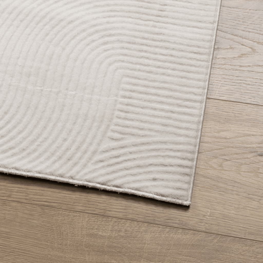 Tepih IZA kratka vlakna skandinavski izgled krem 160x230 cm