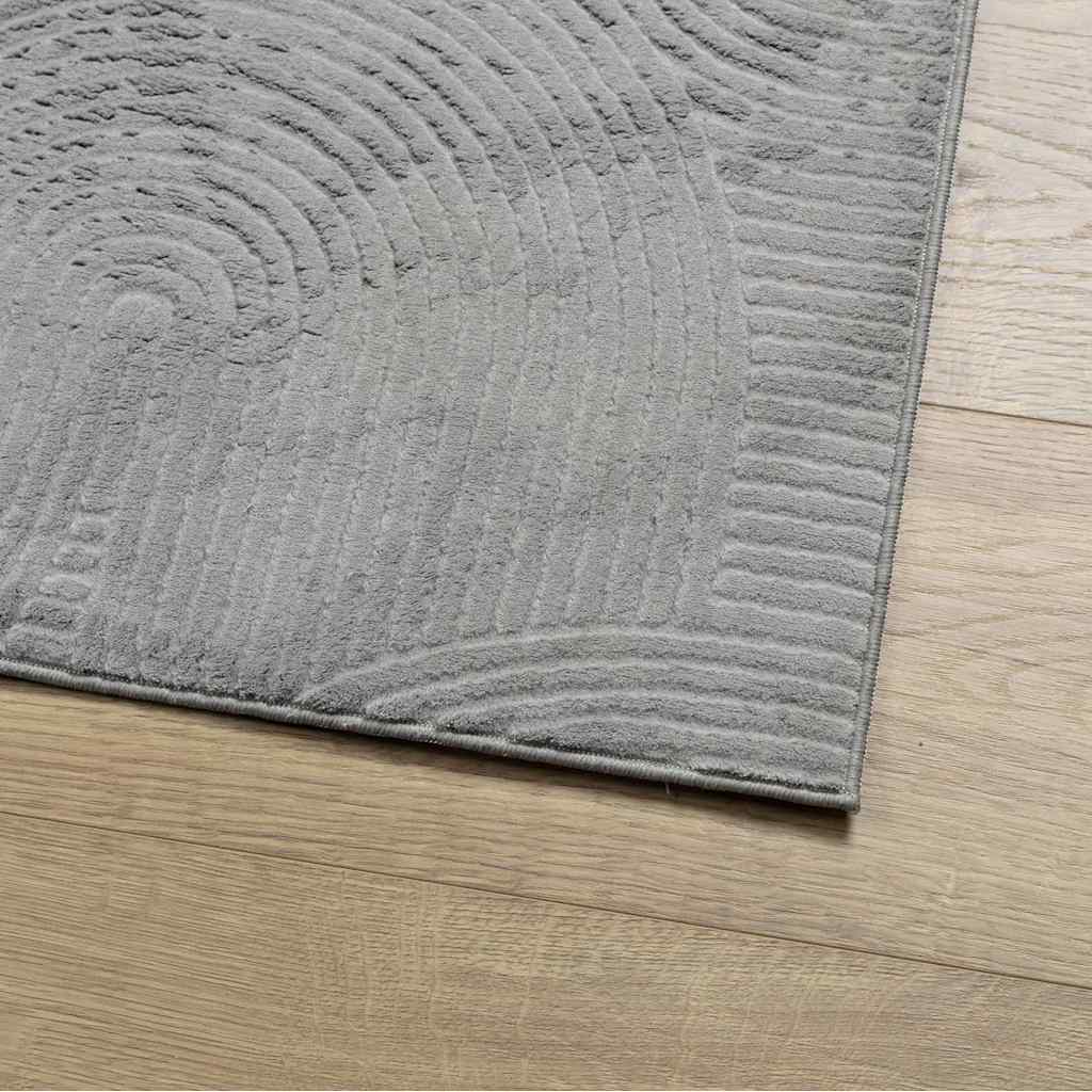 Tepih IZA kratka vlakna skandinavski izgled sivi 80x150 cm