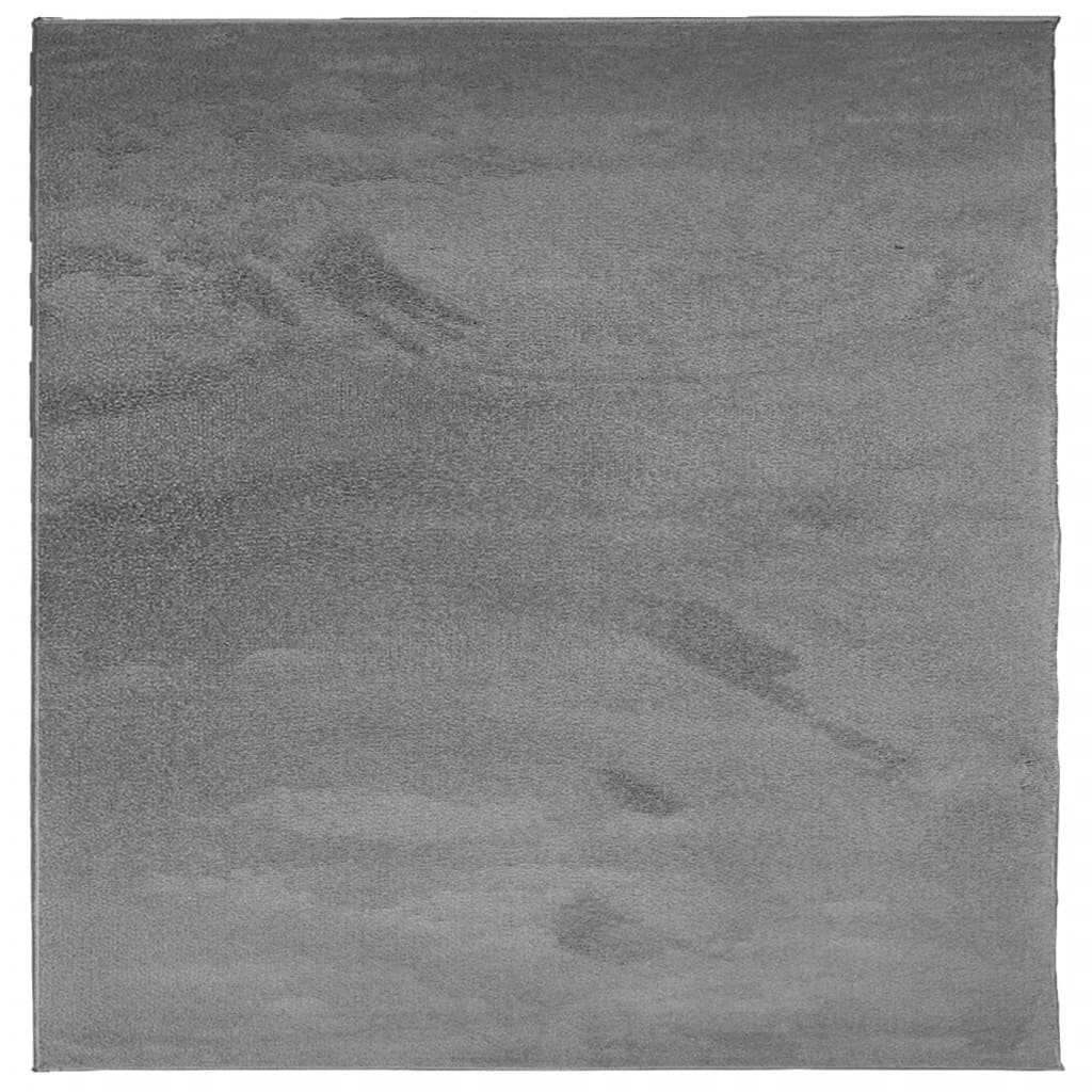 Tepih OVIEDO kratkih vlakana antracit 200 x 200 cm
