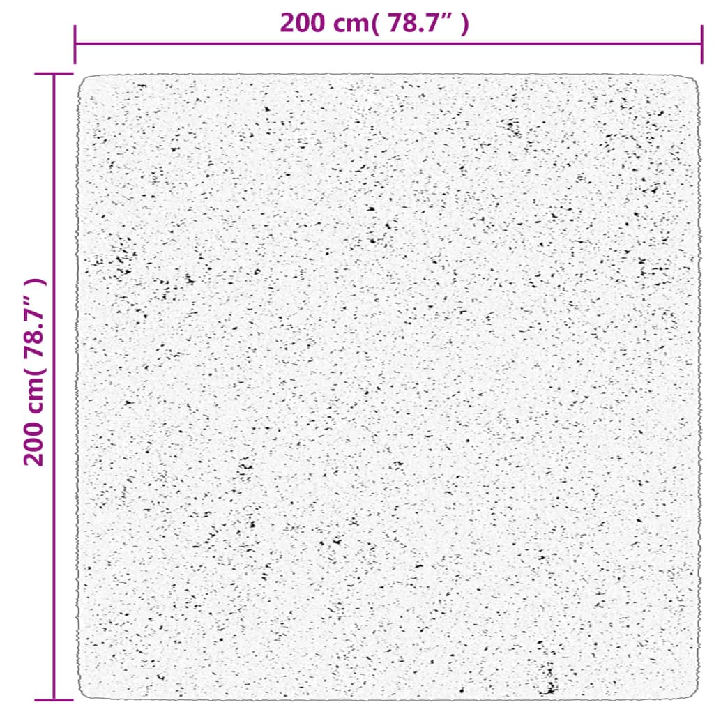Tepih OVIEDO kratkih vlakana bež 200x200 cm