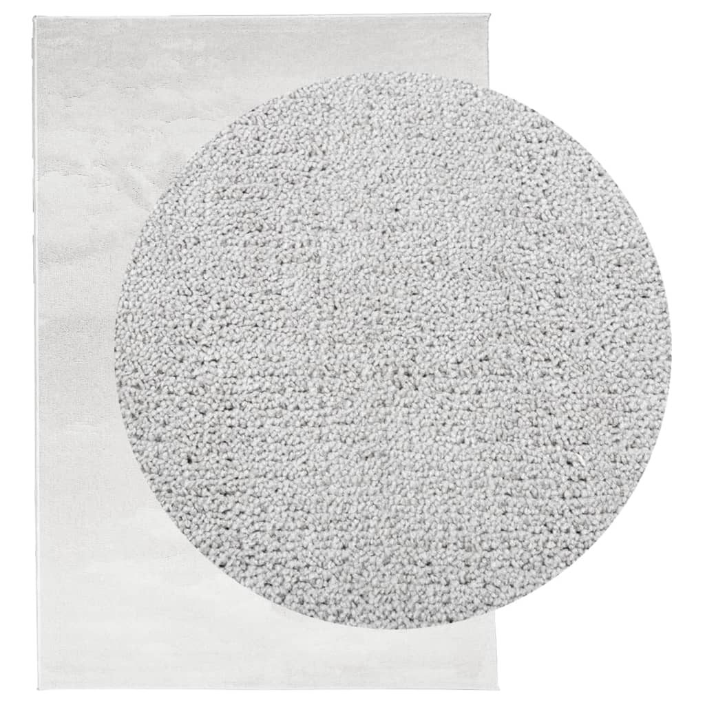 Tepih OVIEDO kratkih vlakana sivi 160 x 230 cm