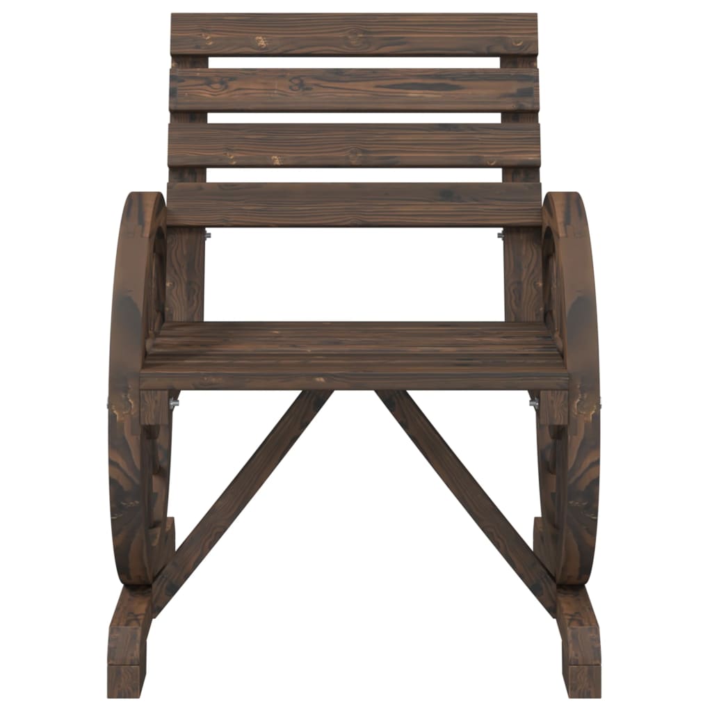 Vrtna stolica 58 x 58 x 78,5 cm od masivne jelovine