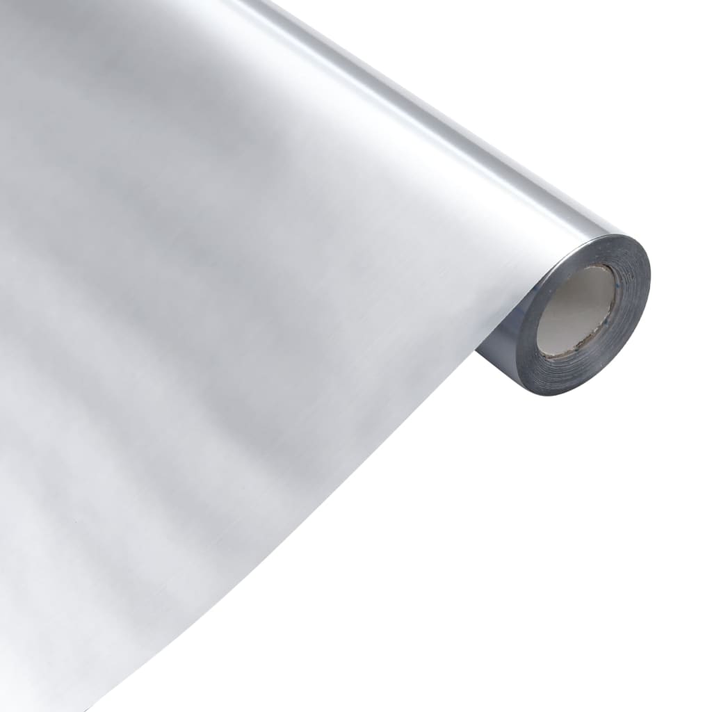 Naljepnica za namještaj samoljepljiva srebrna 90 x 500 cm PVC