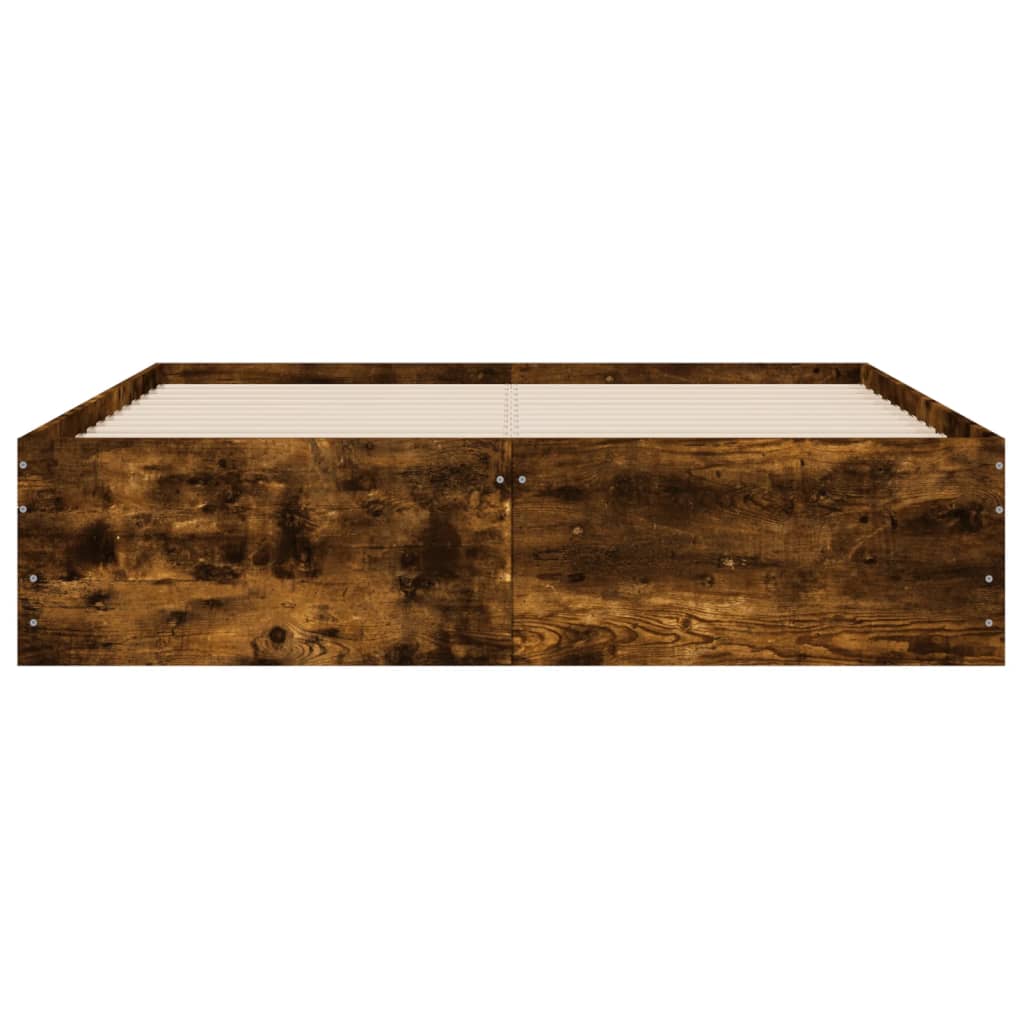 Okvir kreveta s ladicama boja hrasta 120x200 cm
