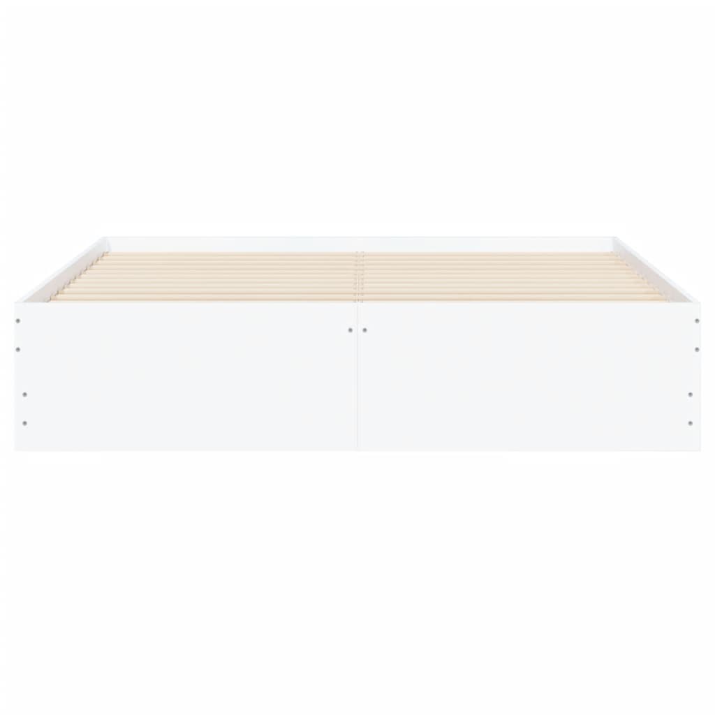 Okvir kreveta s ladicama bez madraca bijeli 140x190 cm