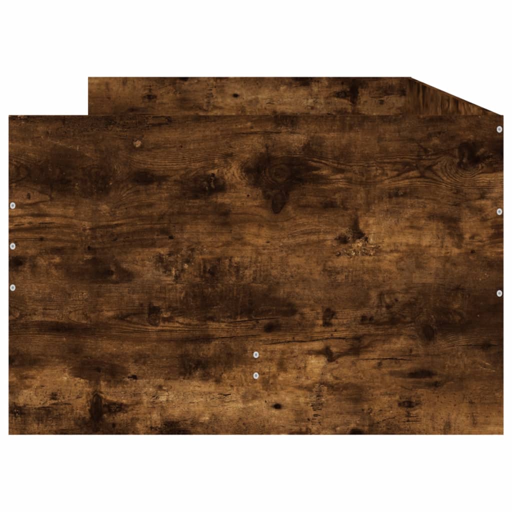 Okvir kreveta s ladicama boja dimljenog hrasta 100 x 200 cm
