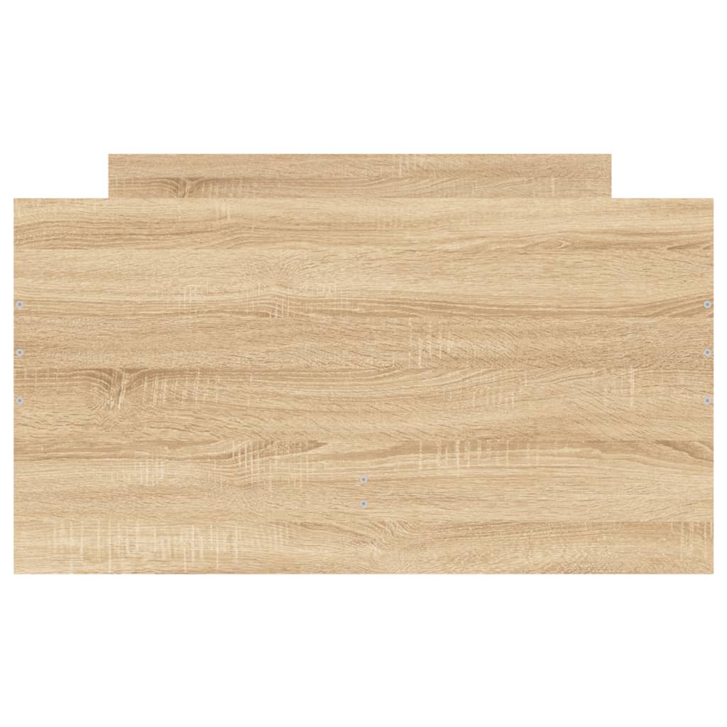 Okvir kreveta s ladicama boja hrasta 100 x 200 cm