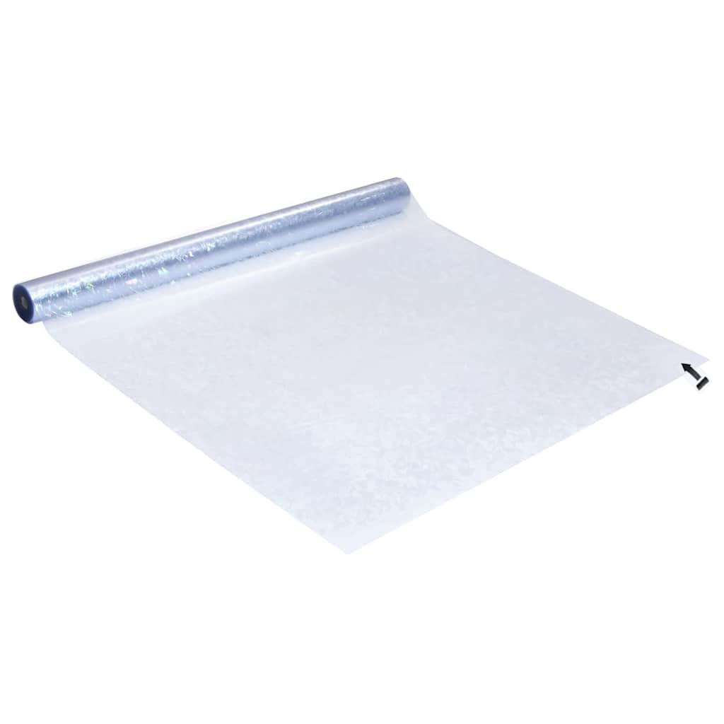 Prozorske folije 3 kom matirane 3D s uzorkom duge PVC
