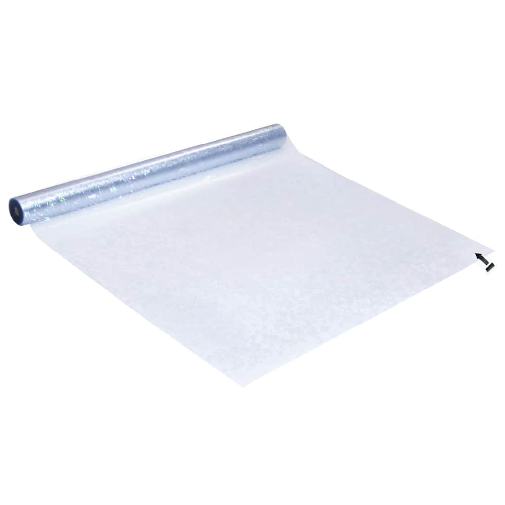Prozorske folije 5 kom matirane 3D s uzorkom duge PVC