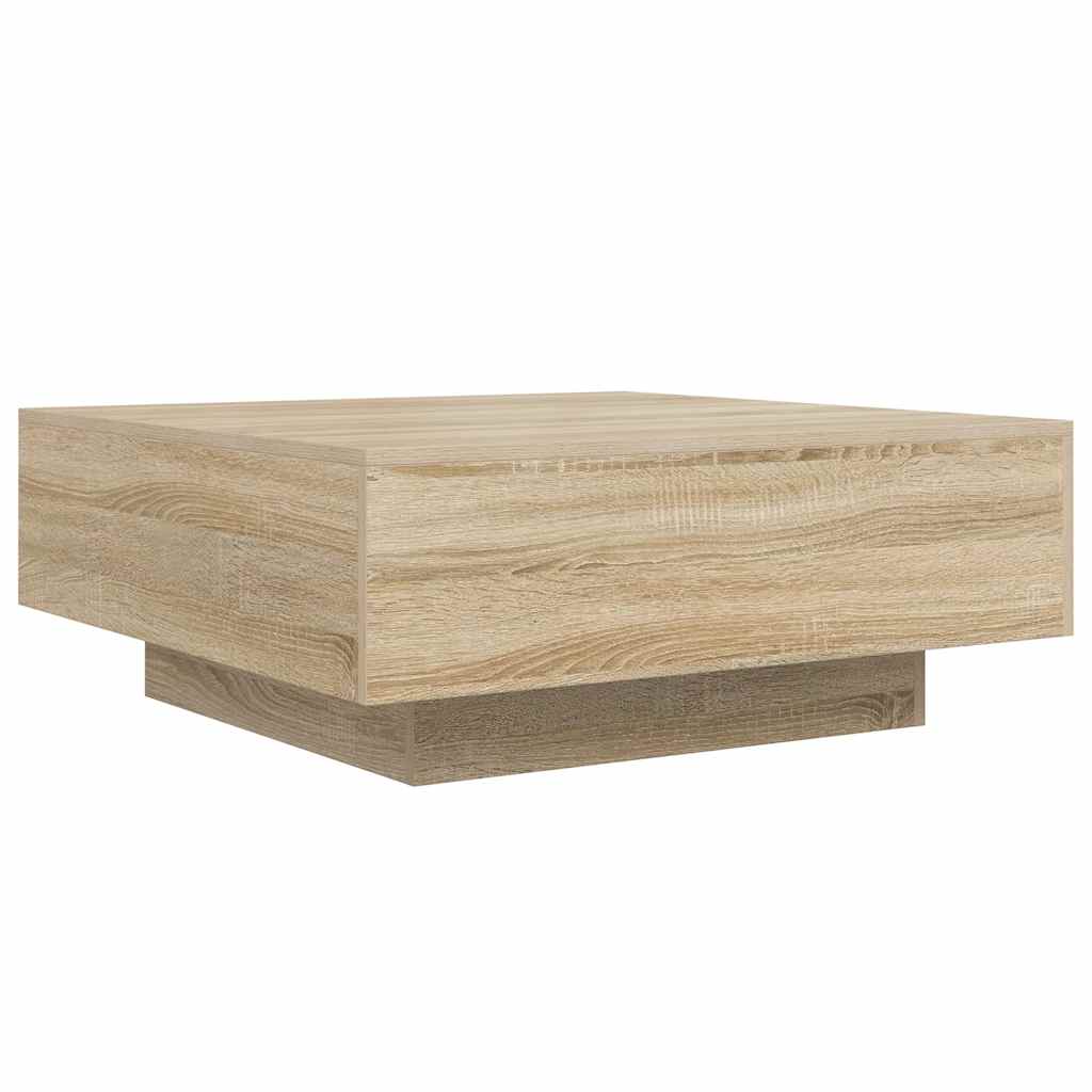 Stolić za kavu boja hrasta sonome 80x80x31cm konstruirano drvo