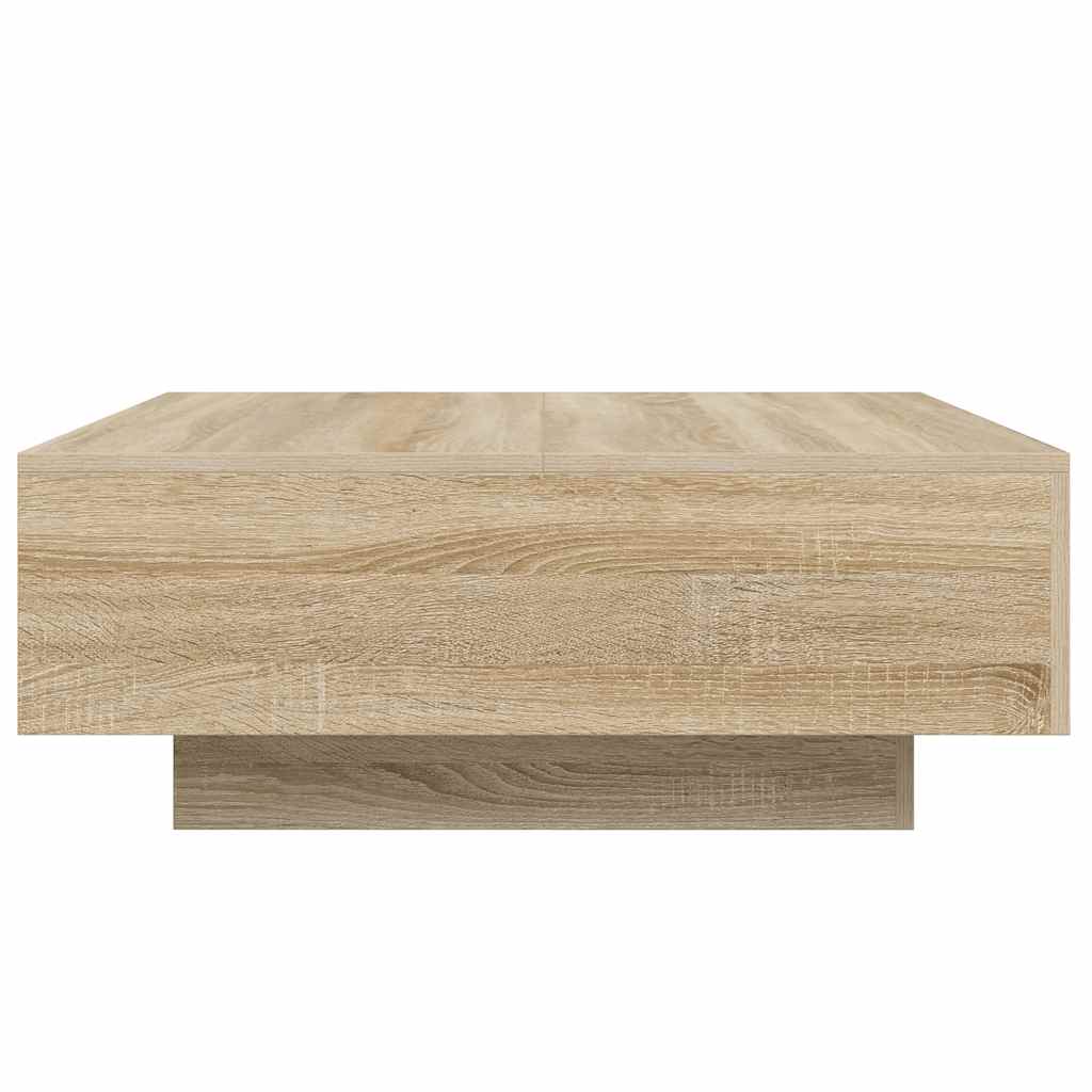 Stolić za kavu boja hrasta sonome 80x80x31cm konstruirano drvo