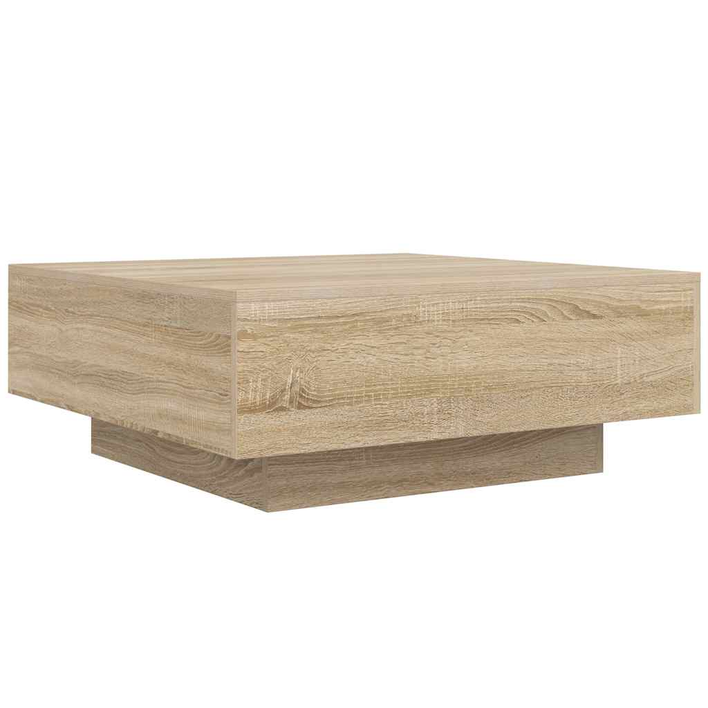 Stolić za kavu boja hrasta sonome 80x80x31cm konstruirano drvo