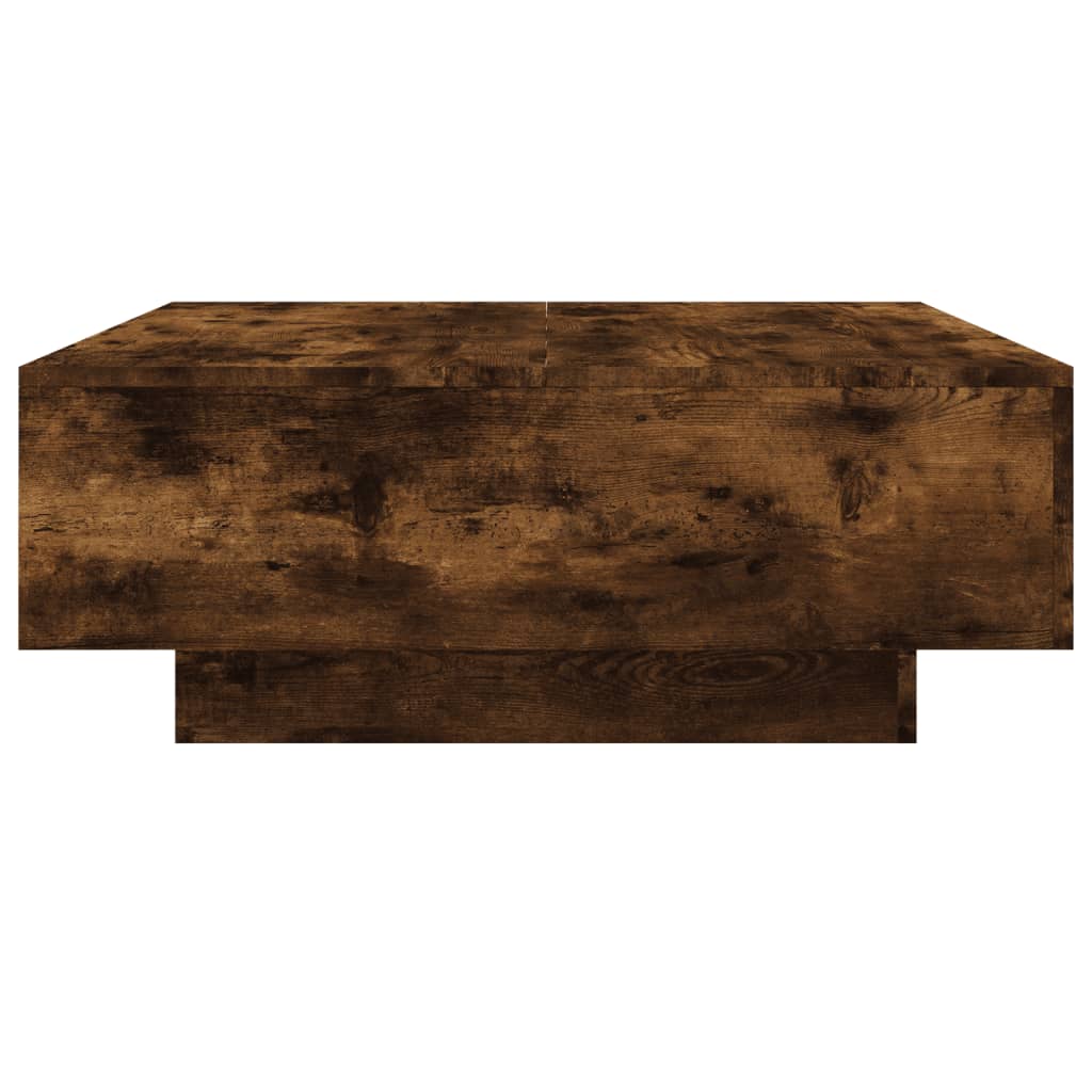 Stolić za kavu boja hrasta 80x80x31 cm od konstruiranog drva