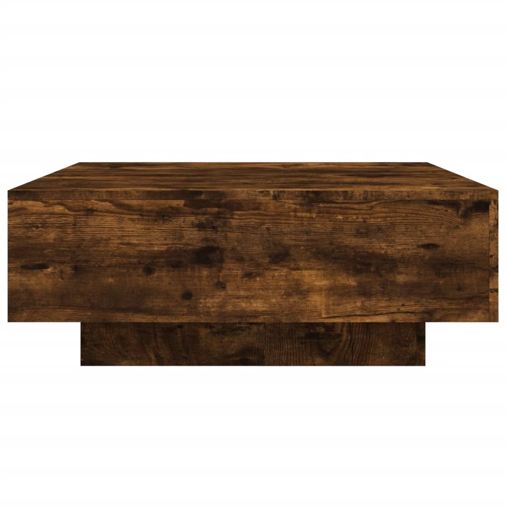 Stolić za kavu boja hrasta 80x80x31 cm od konstruiranog drva