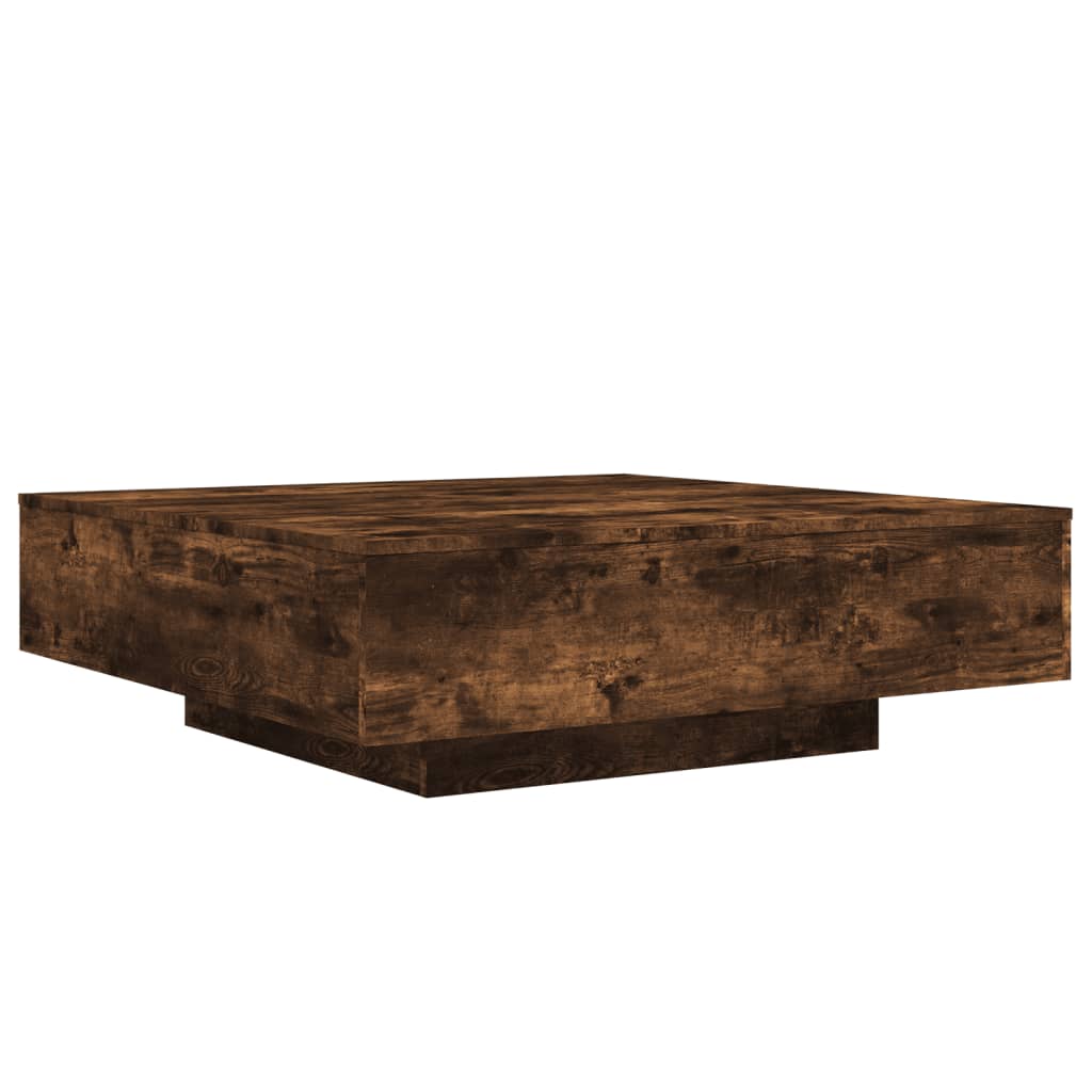 Stolić za kavu boja hrasta 100x100x31 cm konstruirano drvo