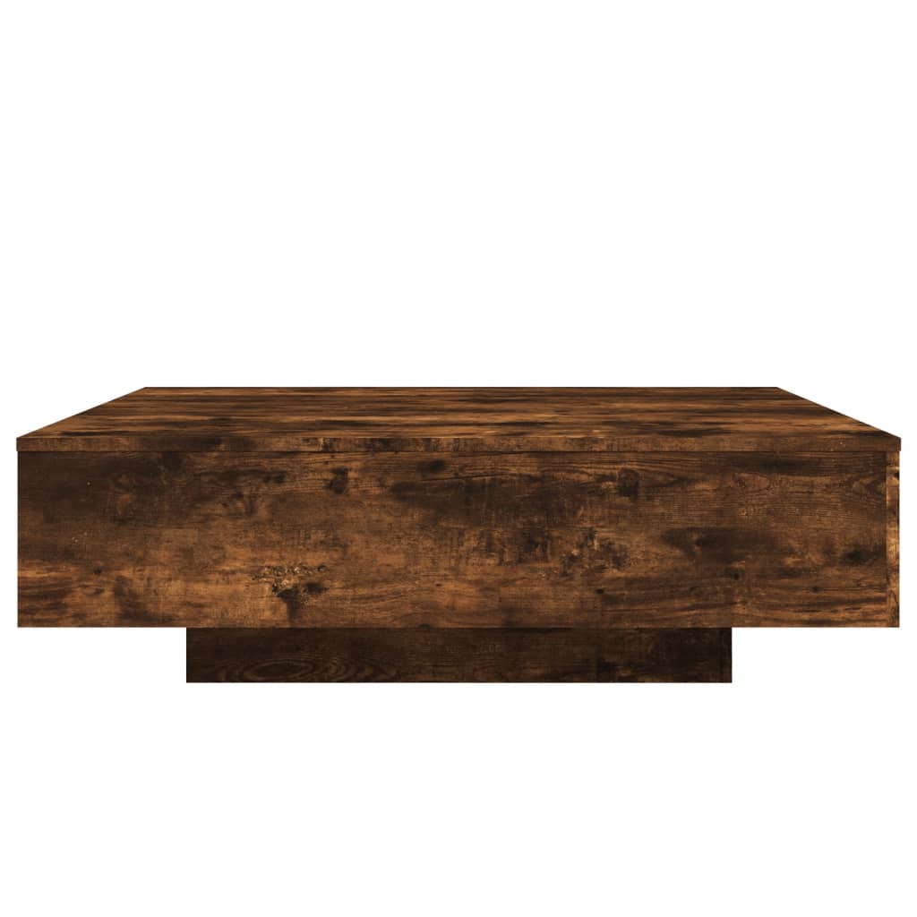Stolić za kavu boja hrasta 100x100x31 cm konstruirano drvo