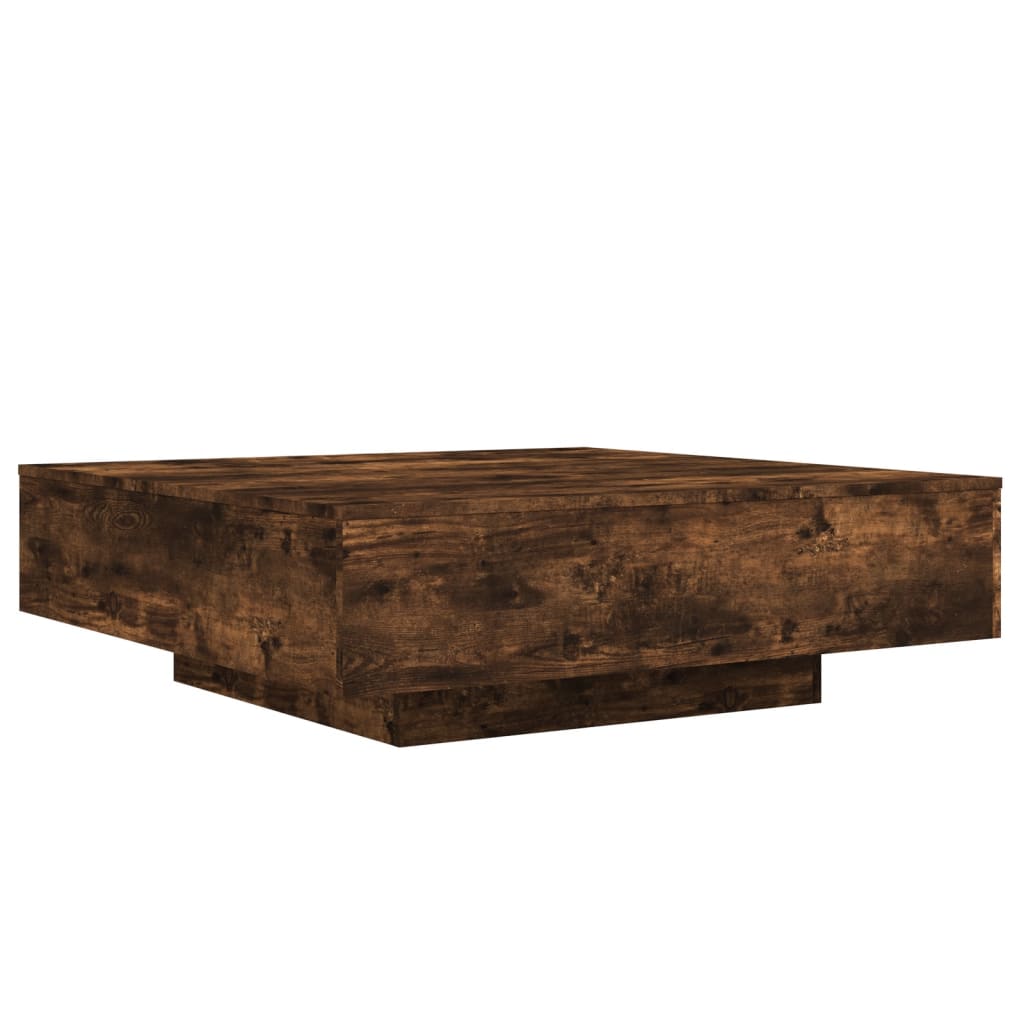 Stolić za kavu boja hrasta 100x100x31 cm konstruirano drvo