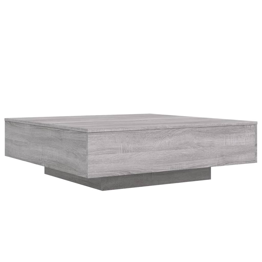Stolić za kavu boja hrasta 100x100x31 cm konstruirano drvo