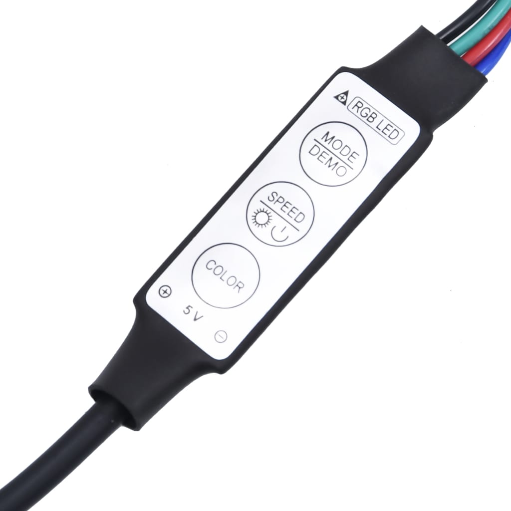 Komoda s LED svjetlima bijela 60,5 x 37 x 67 cm