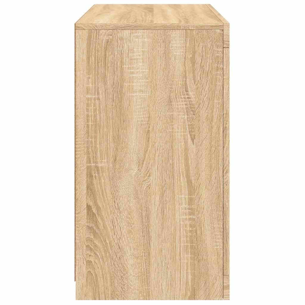 Komoda s LED svjetlima boja hrasta sonome 60,5x37x67 cm